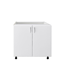 Padova -Corp inferior 2 usi ,  Alb/usi  MDF vopsit Alb, 80x52x 82 cm