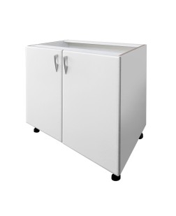 Padova -Corp inferior 2 usi ,  Alb/usi  MDF vopsit Alb, 80x52x 82 cm