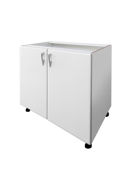 Padova -Corp inferior 2 usi ,  Alb/usi  MDF vopsit Alb, 80x52x 82 cm