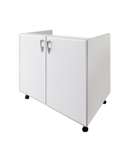 Padova -Masca Chiuveta ,  Alb/usi MDF vopsit Alb, 80x52x 82 cm