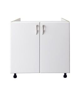 Padova -Masca Chiuveta ,  Alb/usi MDF vopsit Alb, 80x52x 82 cm