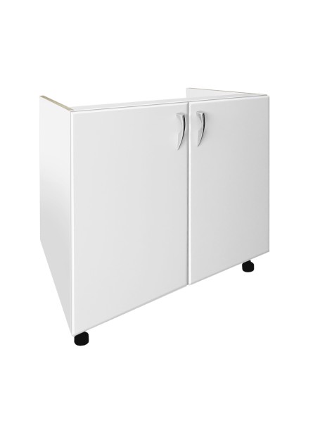 Padova -Masca Chiuveta ,  Alb/usi  MDF vopsit Alb, 80x52x 82 cm