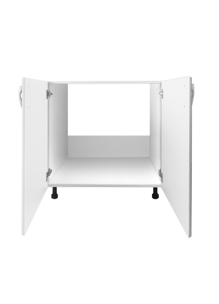 Padova -Masca Chiuveta ,  Alb/usi  MDF vopsit Alb, 80x52x 82 cm