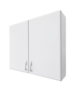 Padova -Corp superior 2 usi ,  Alb/usi  MDF vopsit Alb  , 80 x32x 72 cm