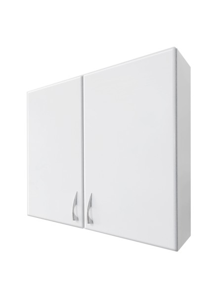 Padova -Corp superior 2 usi ,  Alb/usi  MDF vopsit Alb  , 80 x32x 72 cm