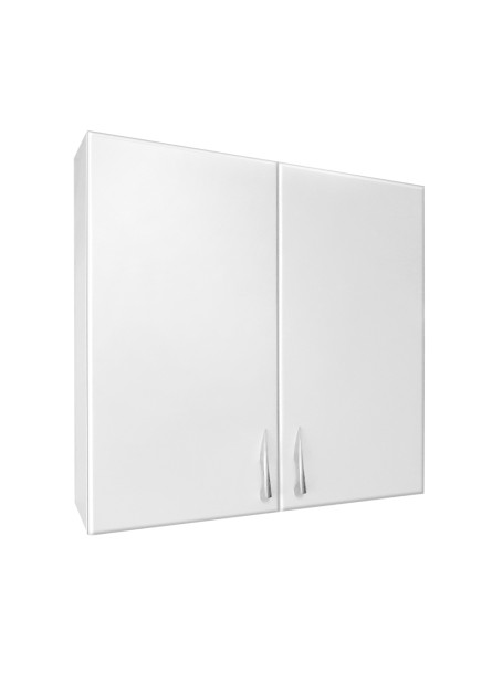 Padova -Corp superior 2 usi ,  Alb/usi  MDF vopsit Alb  , 80 x32x 72 cm