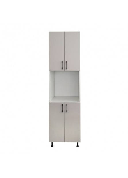Bergamo- soldat pentru cuptor , alb / gri casmire,  60x57x 220 cm
