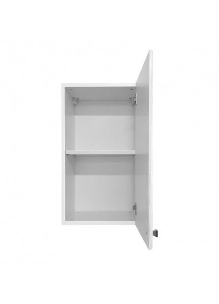 Como - Corp superior 1 usa, Alb / MDF alb fantezie , 40 x 32 x 72 cm