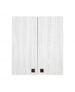 Florenta -Corp suspendat pentru hota retractabila , Alb striat / Whitewood, 60 x 32 x 68 cm