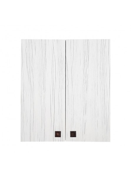 Florenta -Corp suspendat pentru hota retractabila , Alb striat / Whitewood, 60 x 32 x 68 cm