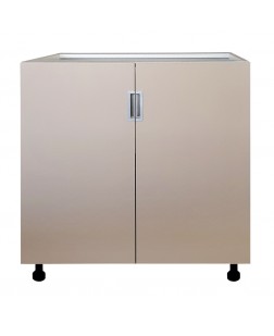 Imola,  Corp inferior 2 usi , Alb  / Ice coffe , 80 x 52 x 82 cm