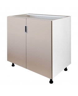 Imola,  Corp inferior 2 usi , Alb  / Ice coffe , 80 x 52 x 82 cm