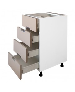 Bucatarie Imola, pal alb striat /  Ice coffe, varianta de 2 mm