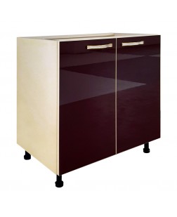 Napoli Damson, Corp inferior 2 usi, pal vanilie/ MDF  Damson, 80 x 52 x 82cm