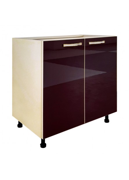 Napoli Damson, Corp inferior 2 usi, pal vanilie/ MDF  Damson, 80 x 52 x 82cm