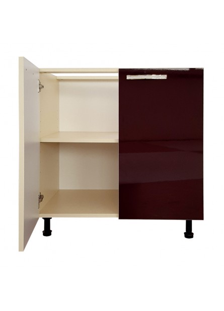 Napoli Damson, Corp inferior 2 usi, pal vanilie/ MDF  Damson, 80 x 52 x 82cm
