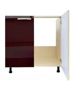 Masca chiuveta  bucatarie Napoli Damson, Vanilie/ usi MDF Damson, 80x52x82cm