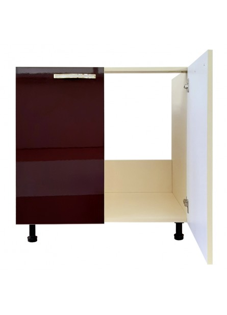 Napoli Damson, Corp inferior 2 usi, pal vanilie/ MDF  Damson, 80 x 52 x 82cm