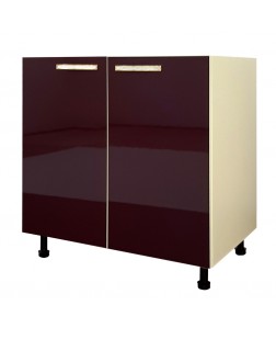 Masca chiuveta  bucatarie Napoli Damson, Vanilie/ usi MDF Damson, 80x52x82cm