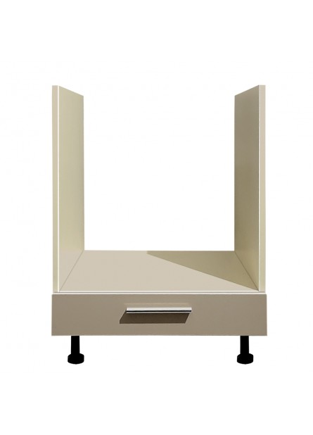 Napoli capucino -Corp inferior  pentru incastrat cuptorul, Vanilie / MDF Capucino , 60 x 57 x 82 cm