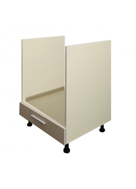 Napoli capucino -Corp inferior  pentru incastrat cuptorul, Vanilie / MDF Capucino , 60 x 57 x 82 cm