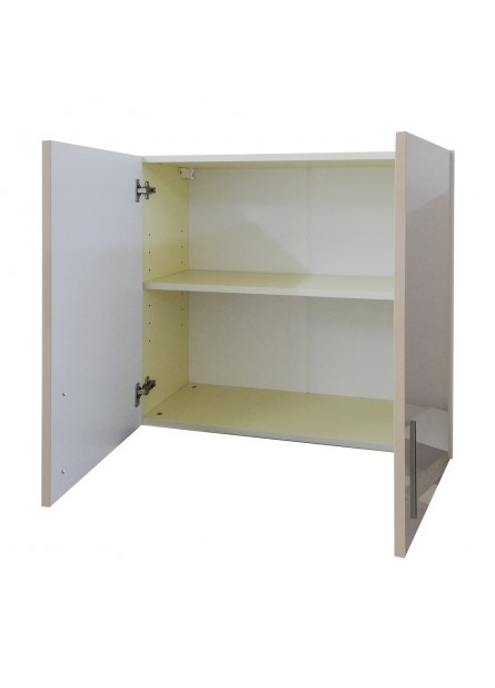 Napoli capucino- Corp superior 2 usi Napoli, pal vanilie/ MDF Capucino, 80 x 32 x 72cm