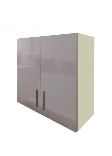 Napoli capucino- Corp superior 2 usi Napoli, pal vanilie/ MDF Capucino, 80 x 32 x 72cm