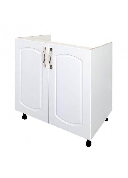 Masca chiuveta  bucatarie Parma, pal alb / MDF alb whitewood, 80 x 52 x 82 cm