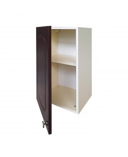 Rimini, Corp superior 40cm , pal Vanilie/usi MDF wenge, 40x32x72cm