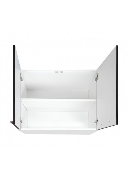Torino -Corp superior 2 usi,  Nymphae/Alb striat, 80  x 32 x 72cm