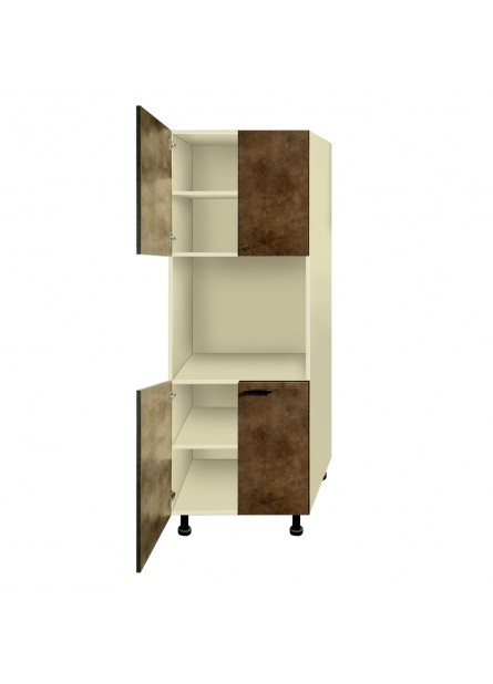 Bucatarie Venetia - soldat cuptor ,Galben/ usi MDF Cuzco, 600 x 580 x 2200 cm