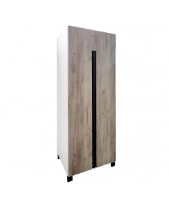 Dulap 2 usi SANTA FE II, pal ALB / usi Stejar Kraft ,  , 900 x 540 x 2150 mm