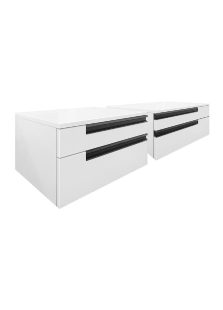 Noptiera Santa Fe , set 2 buc, pal alb , 550 x 400 x 340mm Noptiera Santa Fe , set 2 buc, pal alb , 550 x 400 x 340mm