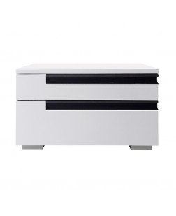 Set 2  noptiere Santa Fe 3 sertare, pal  Alb , 520 x 400 x  330mm