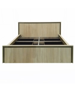 Pat cu 4 sertare Barcelona,  1400 x 2000,  pal Sonoma / capucino 