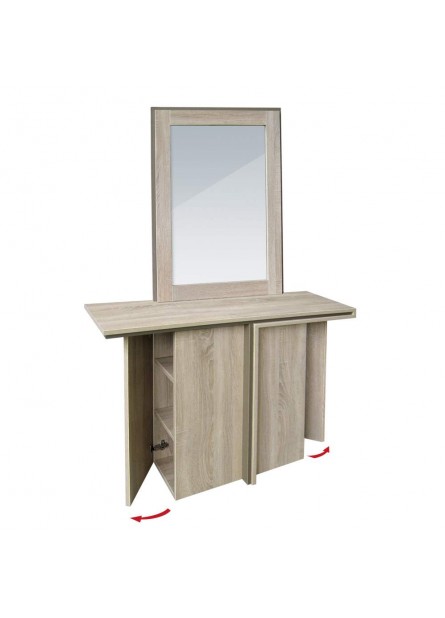 Masuta toaleta Barcelona, Sonoma, 1200x350x810mm