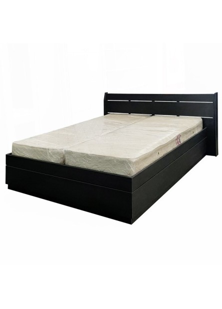 Pat dublu cu tablie, Mallorca, pal stejar Bosfor, 1600 x 2000 mm Pat dublu cu tablie, Mallorca, pal stejar Bosfor, 1600 x 2000 mm