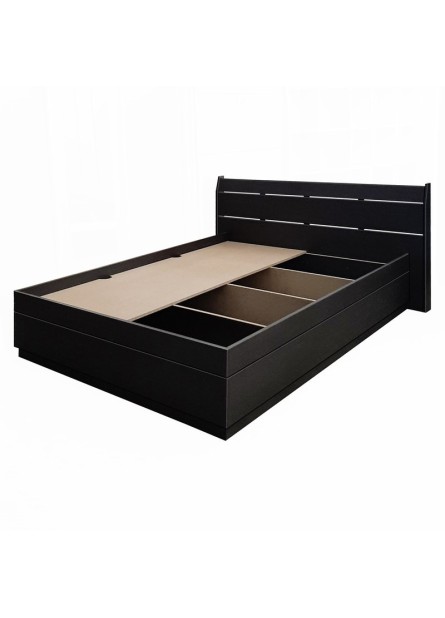 Pat dublu cu tablie, Mallorca, pal stejar Bosfor, 1600 x 2000 mm Pat dublu cu tablie, Mallorca, pal stejar Bosfor, 1600 x 2000 mm