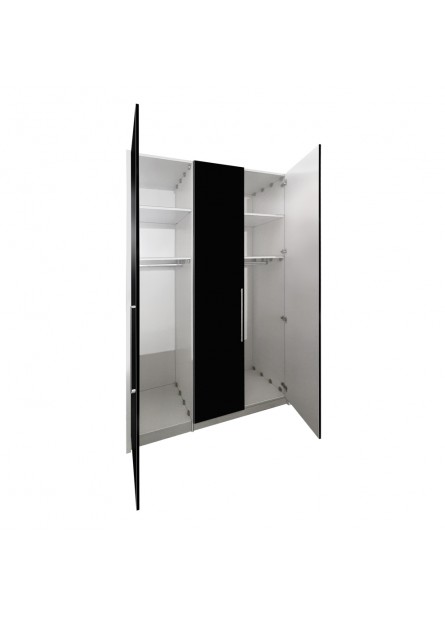 Dulap 3 usi Madrid,  pal alb/sonoma, 1720x600x2200mm