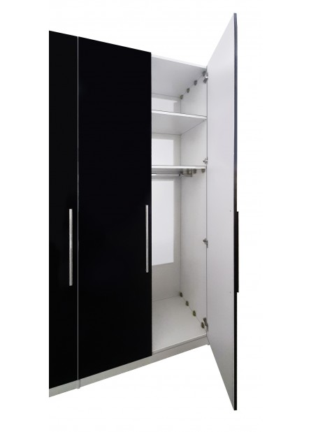 Dulap 3 usi Madrid,  pal alb/sonoma, 1720x600x2200mm