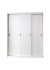 Dulap 3 usi culisante Malaga , alb / stejar sonoma , 172 x 66 x 210 cm 