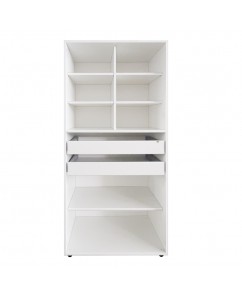 Dresing Oviedo  modul 2 ,  pal Alb , 1000x 580 x 2150mm