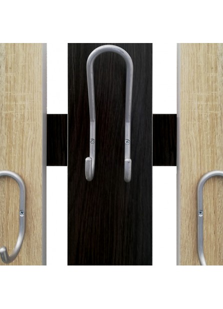 Cuier de perete Rain , pal wenge/sonoma  , 400 x 36x 1000 mm