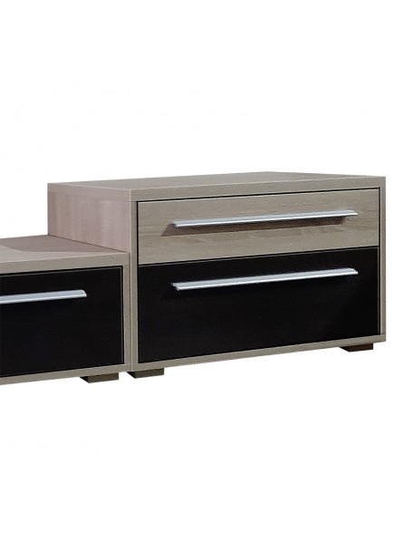 Living Puerta,  pal Wenge/ sonoma, 2780 x 450 x 2500mm