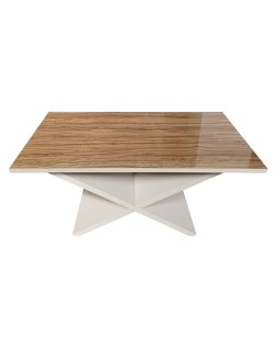 Masuta  X,  blat lucios MDF Samba si picioare pal, 920 x 530 x 430 mm