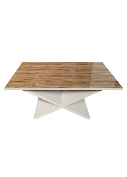 Masuta  X,  blat lucios MDF Samba si picioare pal, 920 x 530 x 430 mm