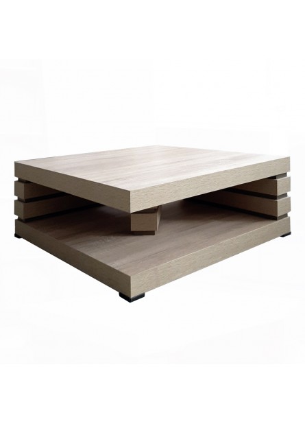 Masuta Barcelona  patrata, Stejar Sonoma, 750x750x295mm