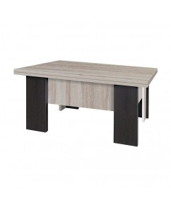 Masuta extensibila Lerida, pal sonoma/ Wenge, 900 x 650 x 440 mm* (extinsa 1800x650x780 mm)