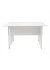 Birou Sierra,  pal alb / cant alb  ,1350 x 700 x 790 mm 