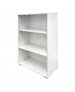 Dulap biblioraft  mediu  cu rafturi fara usi ,  pal alb , 800 x  380 x 1200 mm